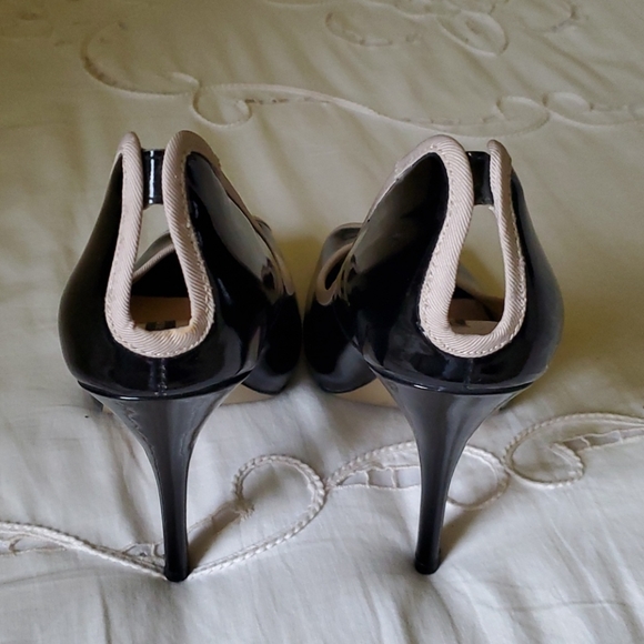 Patent Leather Cutout French Connection Heels - Picture 3 of 7